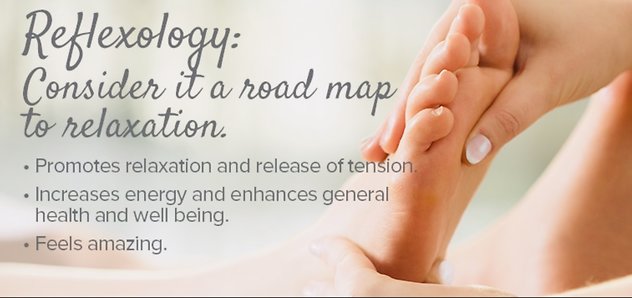 Reflexology. relaxation